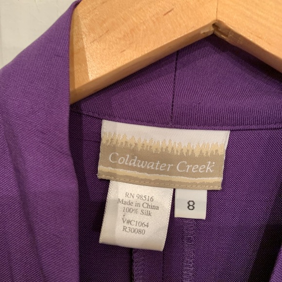 Cold water Creek Silk Dress 8 - Picture 2 of 9